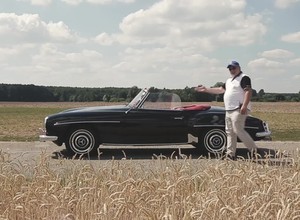 Mercedes 190 SL - piękna bulwarówka