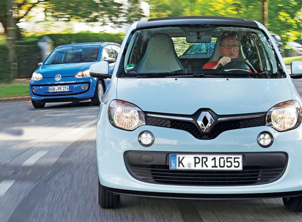 Renault Twingo kontra Volkswagen UP! - Pogromcy korków w akcji