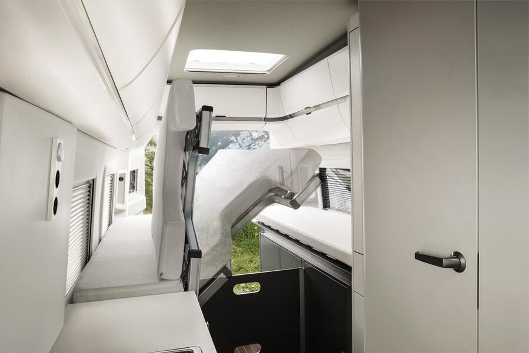 Volkswagen Grand California - sprytnie zaprojektowane wnętrze