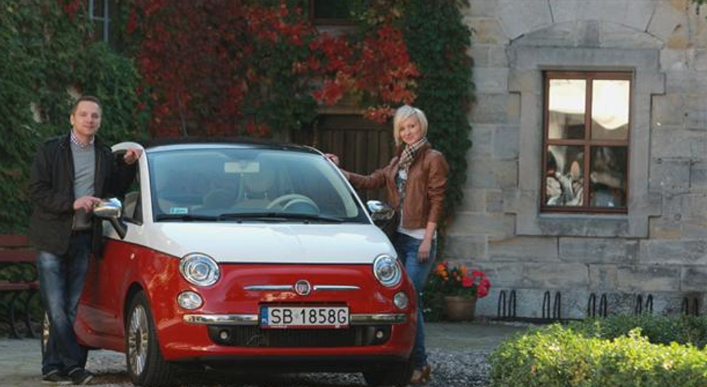 Testuj Fiata - Wioletta i Arkadiusz testują Fiata 500!