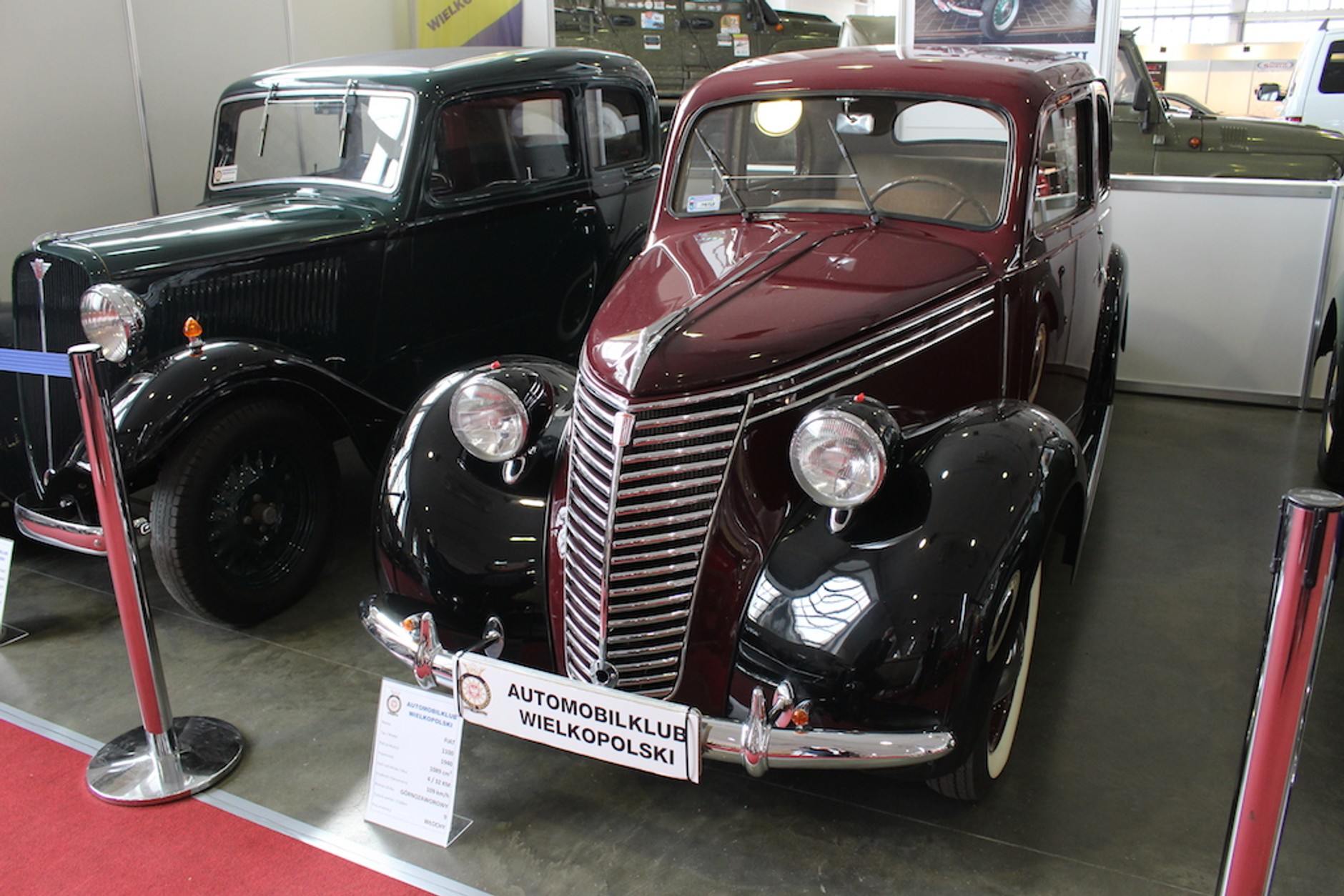 Zabytkowe Fiaty – wystawa w Poznaniu