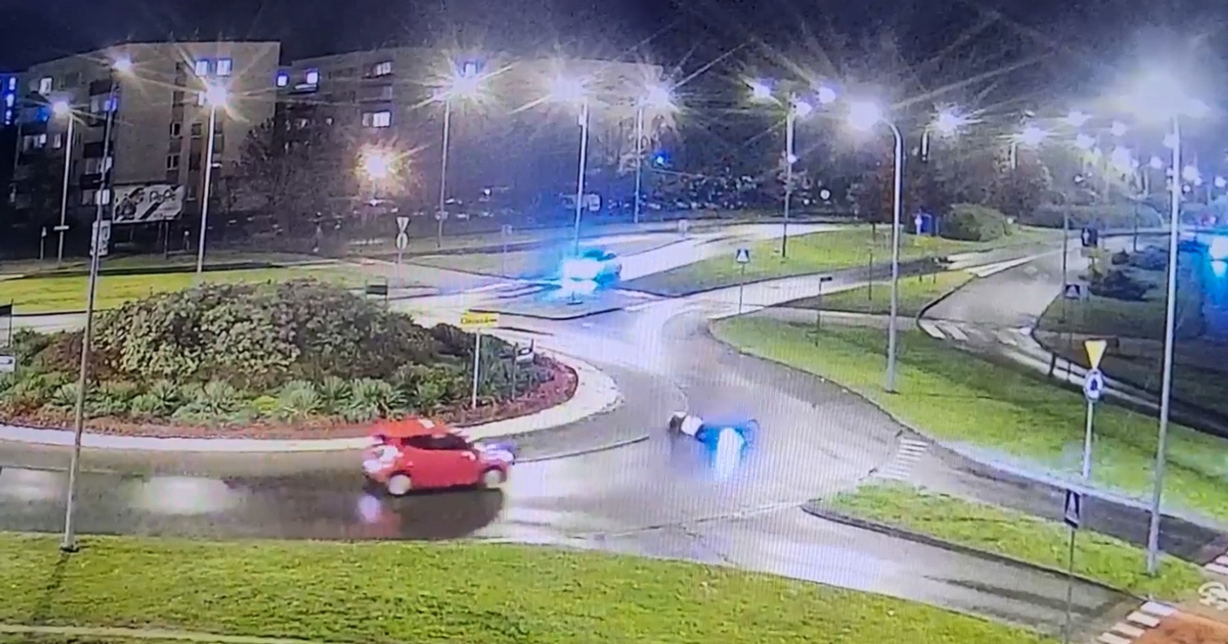Niebezpieczne zdarzenie z udziałem rowerzysty