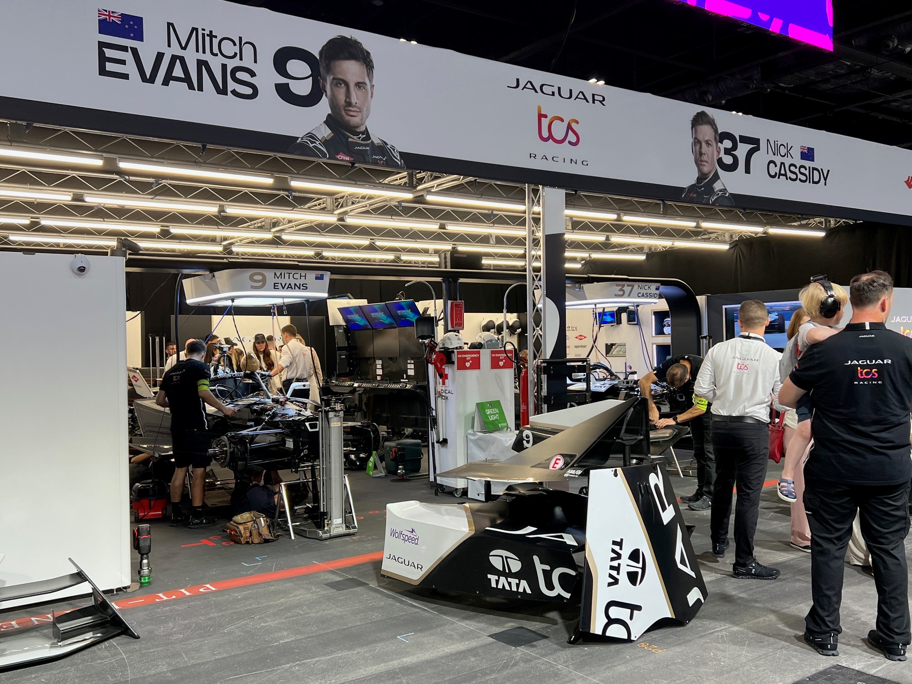 Wyścigi Formuły E na torze ExCel w Londynie