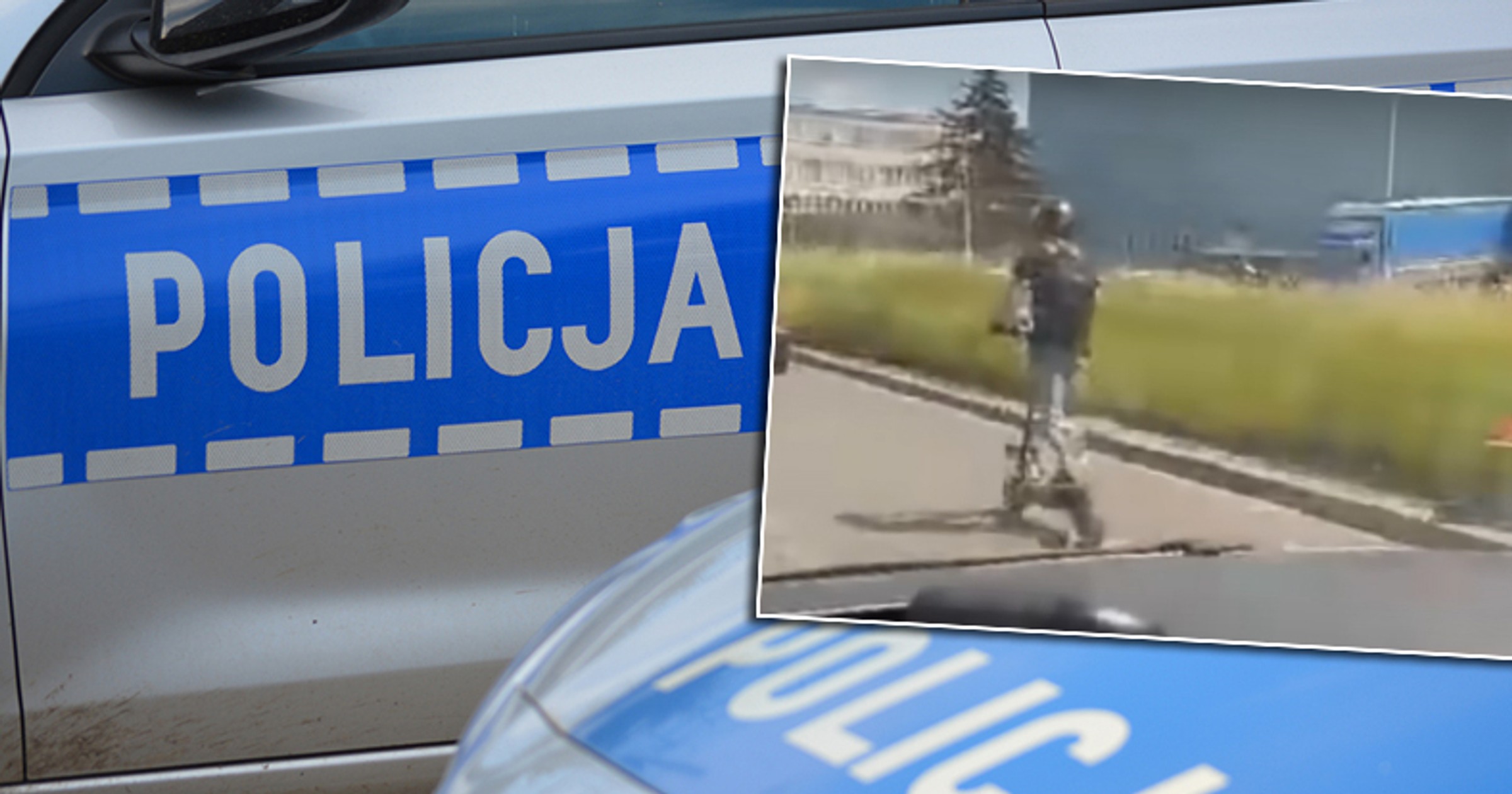 Łódź: Mężczyzna jechał hulajnogą 100 km/h po ulicy. Teraz szuka go policja