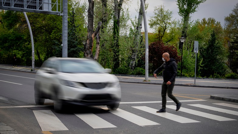 Wykroczenie na przejściu dla pieszych