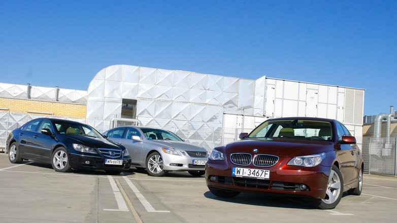 BMW 550 kontra Honda Legend i Lexus GS: duża porcja luksusu