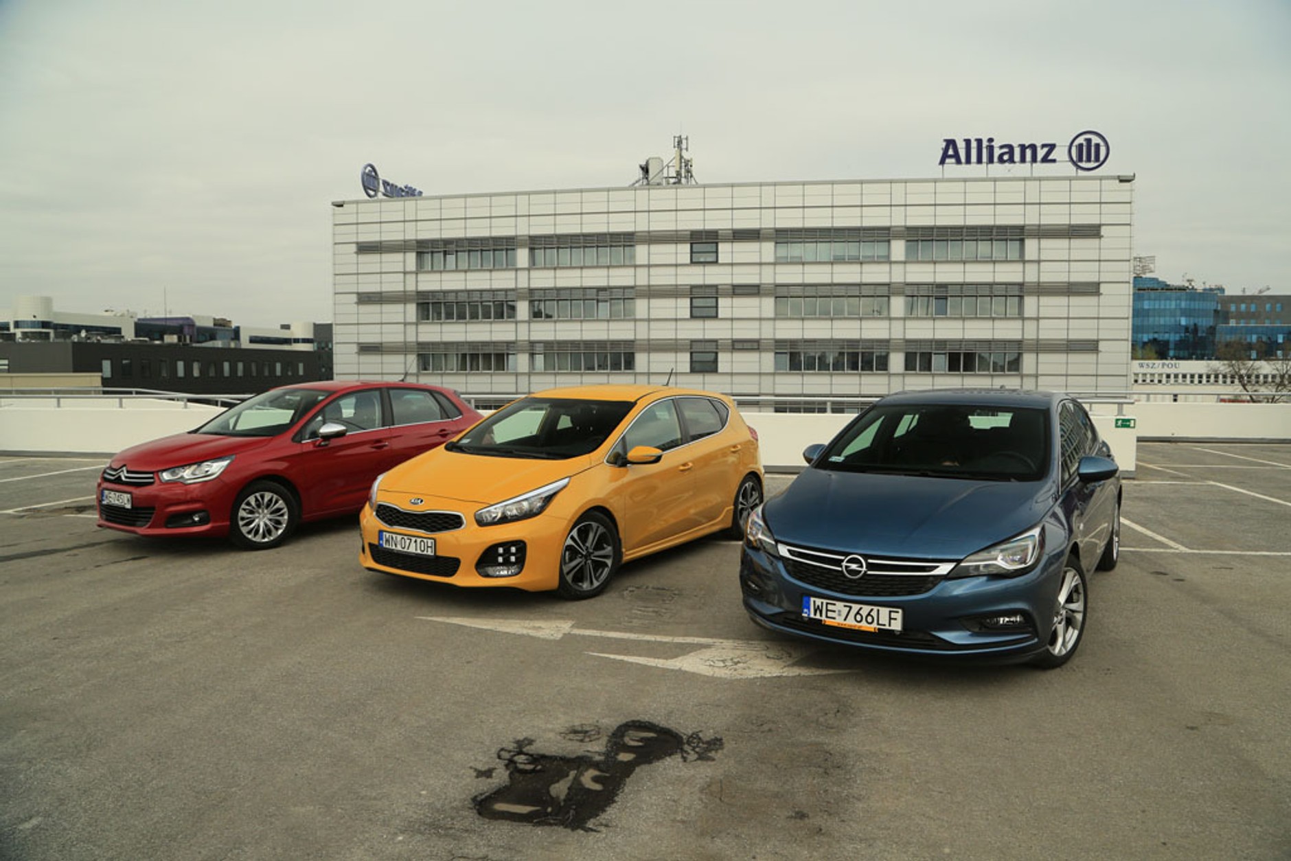 Kia Cee'd kontra Opel Astra i Citroen C4