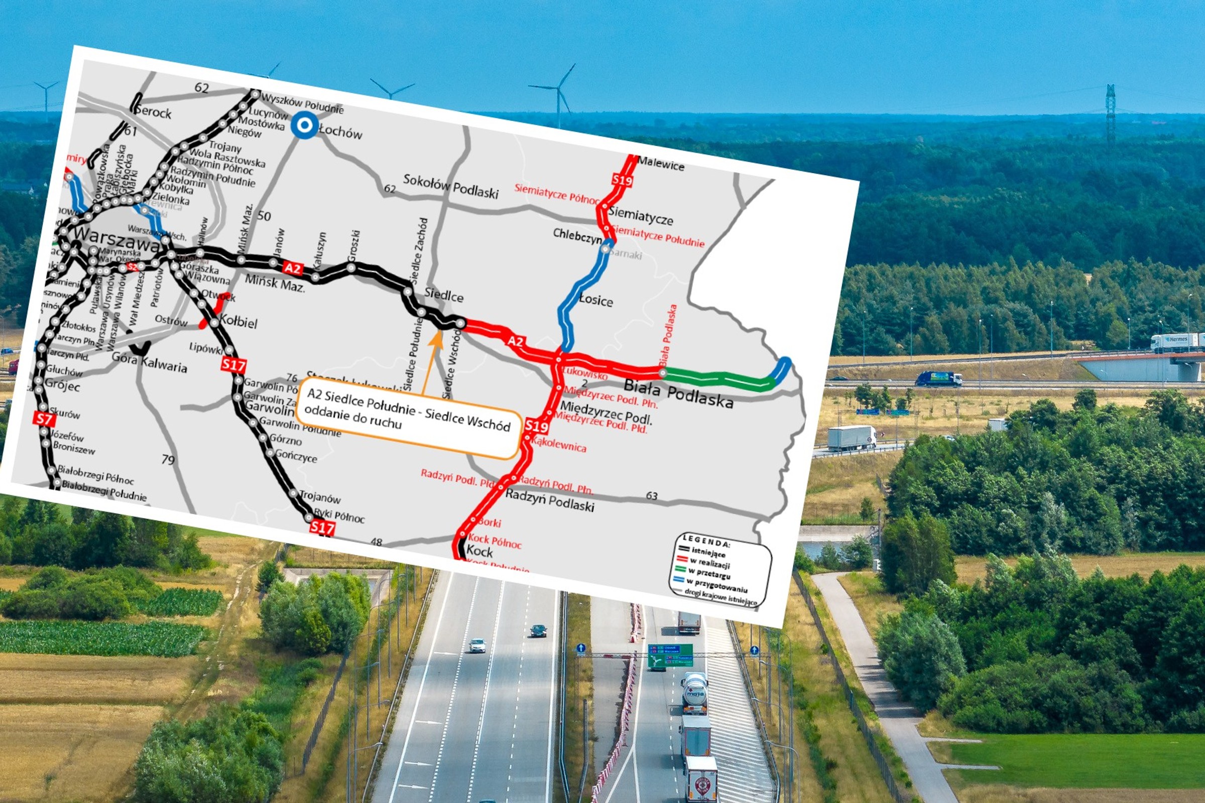 Kolejny odcinek autostrady A2 otwarty. GDDKiA mówi, co się dzieje dalej na wschód