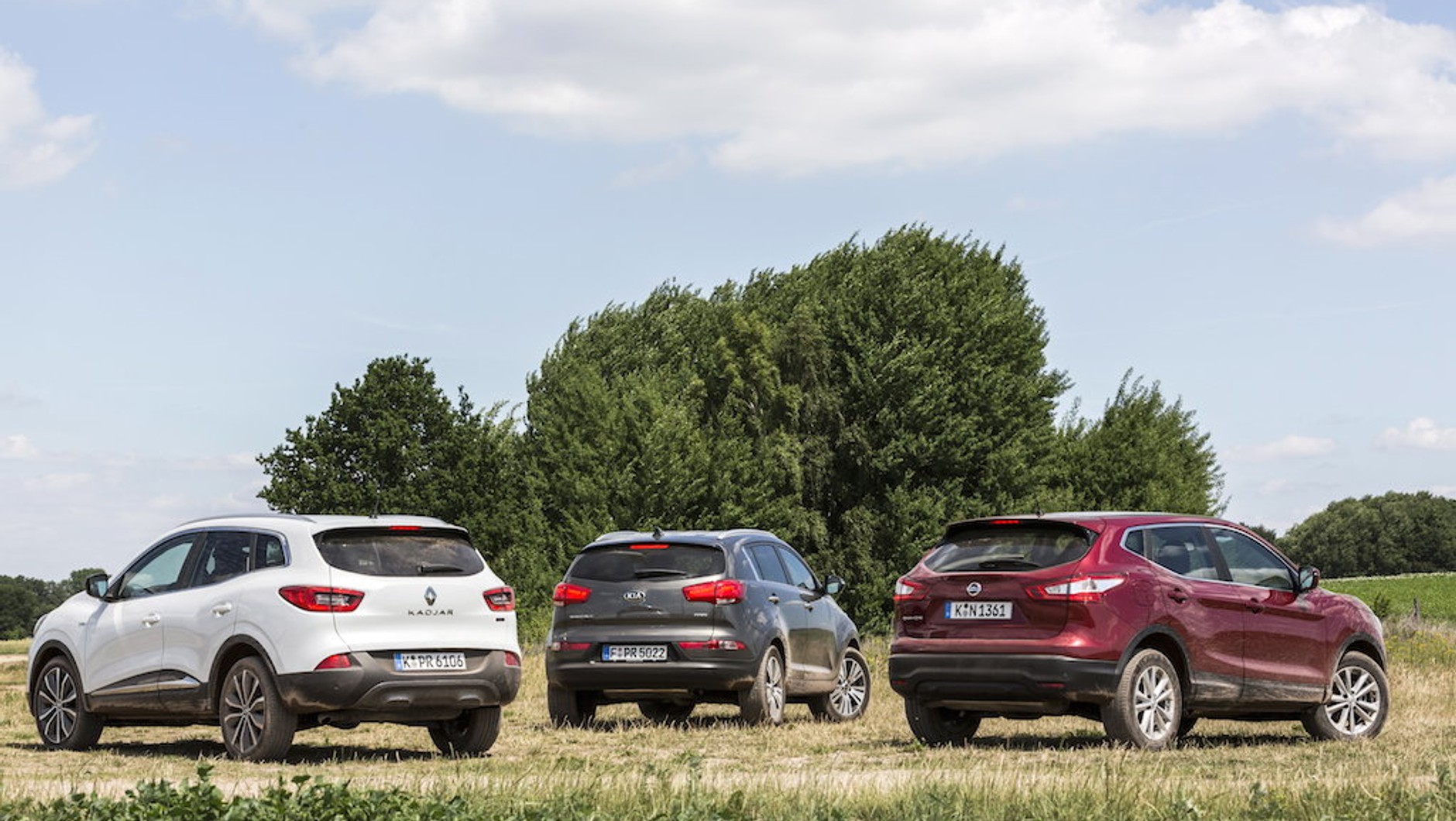 Kia Sportage, Nissan Qashqai, Renault Kadjar