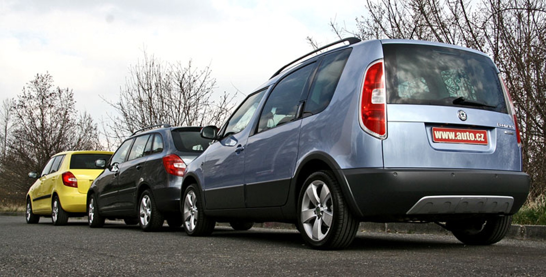 Škoda Fabia vs. Fabia Combi vs. Roomster – braterski pojedynek