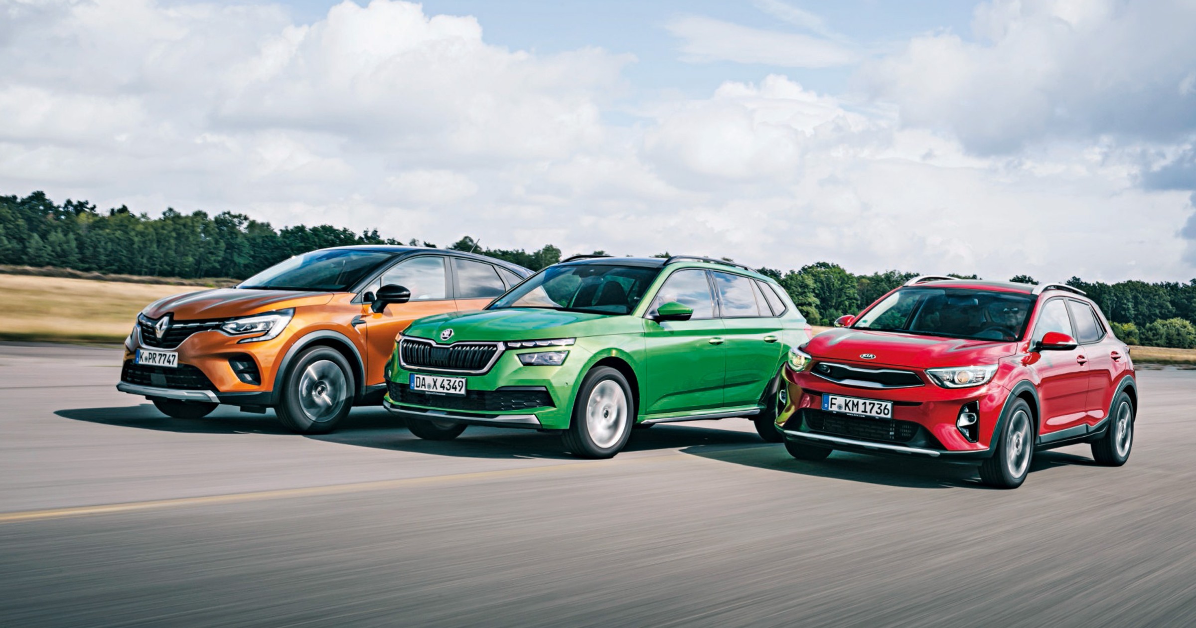 Porównanie: Kia Stonic, Renault Captur i Skoda Kamiq