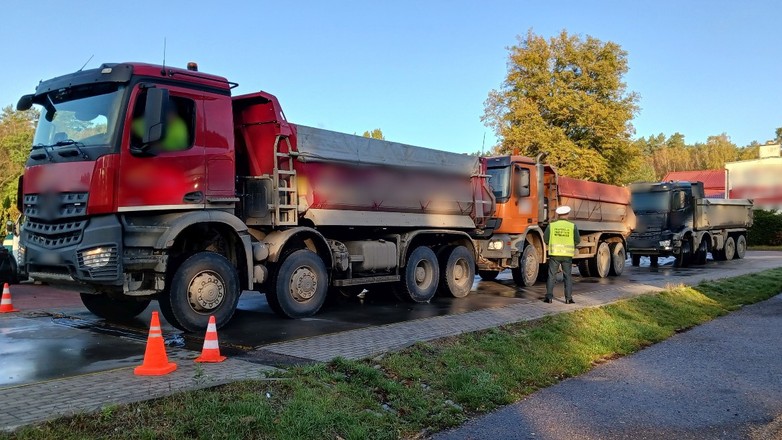 ITD skontrolowała trzy ciężarówki. Żadna nie nadawała się do dalszej jazdy