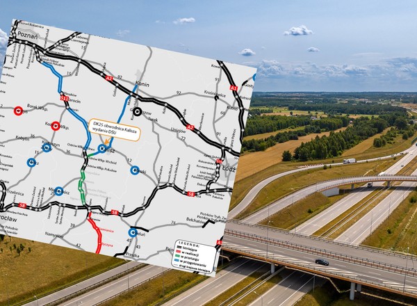 Nowa obwodnica między Łodzią a Poznaniem. Kierowcy jeszcze poczekają