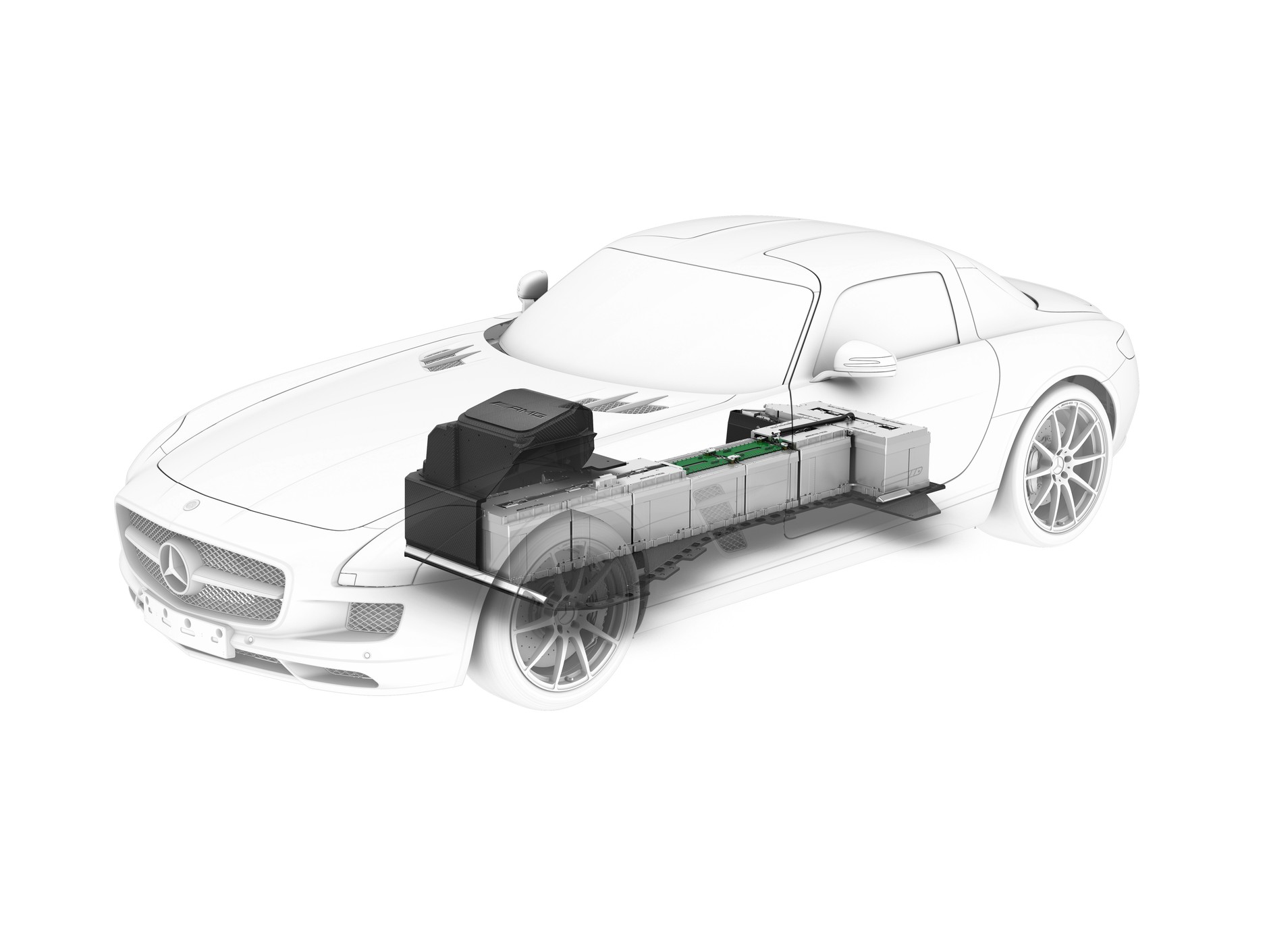 Mercedes SLS AMG E-Cell: elektryczny supersamochód