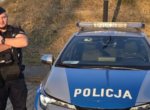 Policjant z Sosnowca zauważył "brawurową" jazdę skuterem. Był na urlopie, ale się nie wahał
