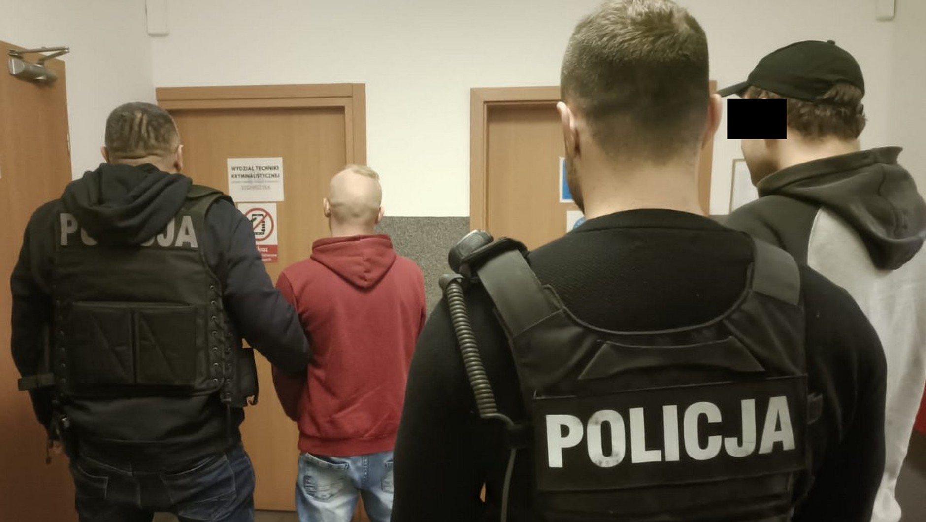 Policja szybko zatrzymała podejrzanych mężczyzn
