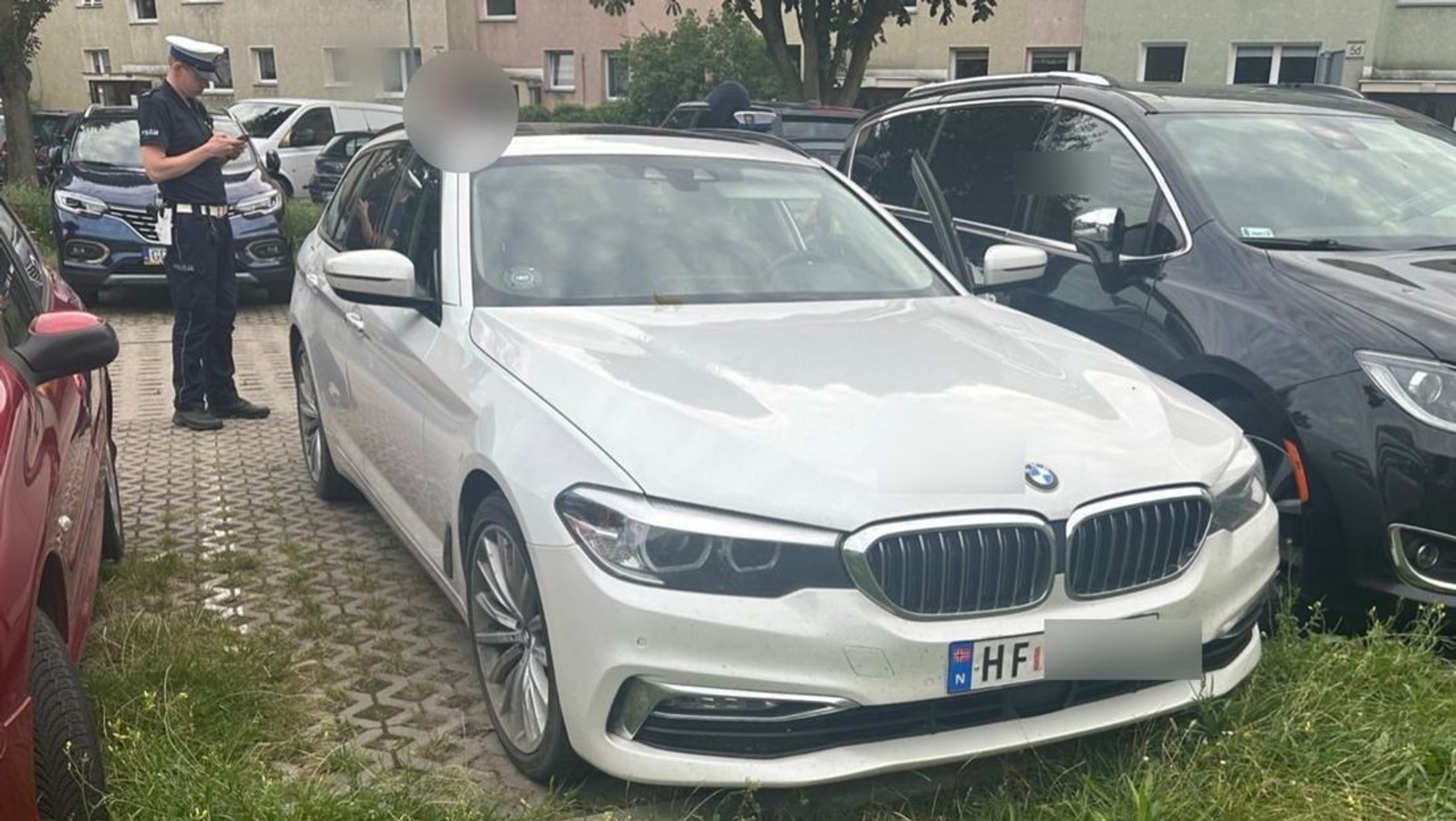 Zatrzymane BMW