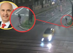 Tajemniczy świadek wypadku w Krakowie. Ekspert komentuje zachowanie pieszego [WIDEO]