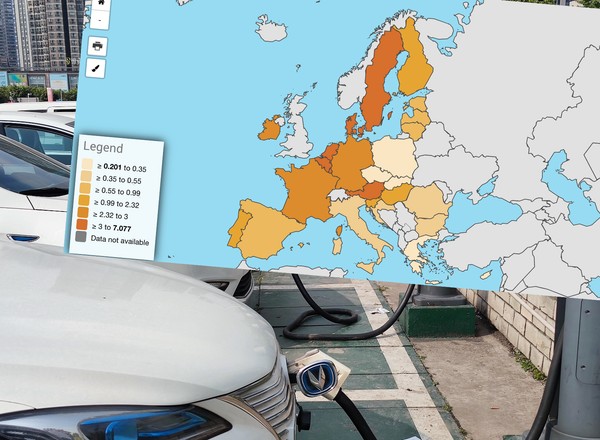 Polska na podium... od końca, czyli gdzie w Europie jeździ najwięcej samochodów na prąd