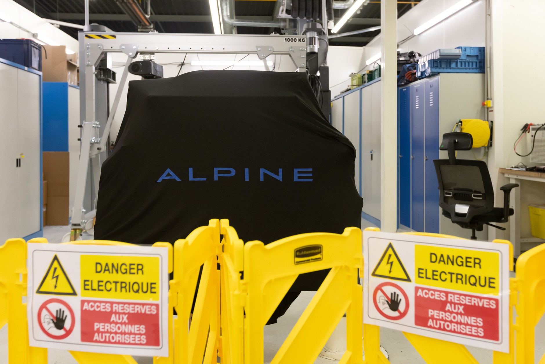 Centrum badawcze samochodów Alpine w Les Ulis