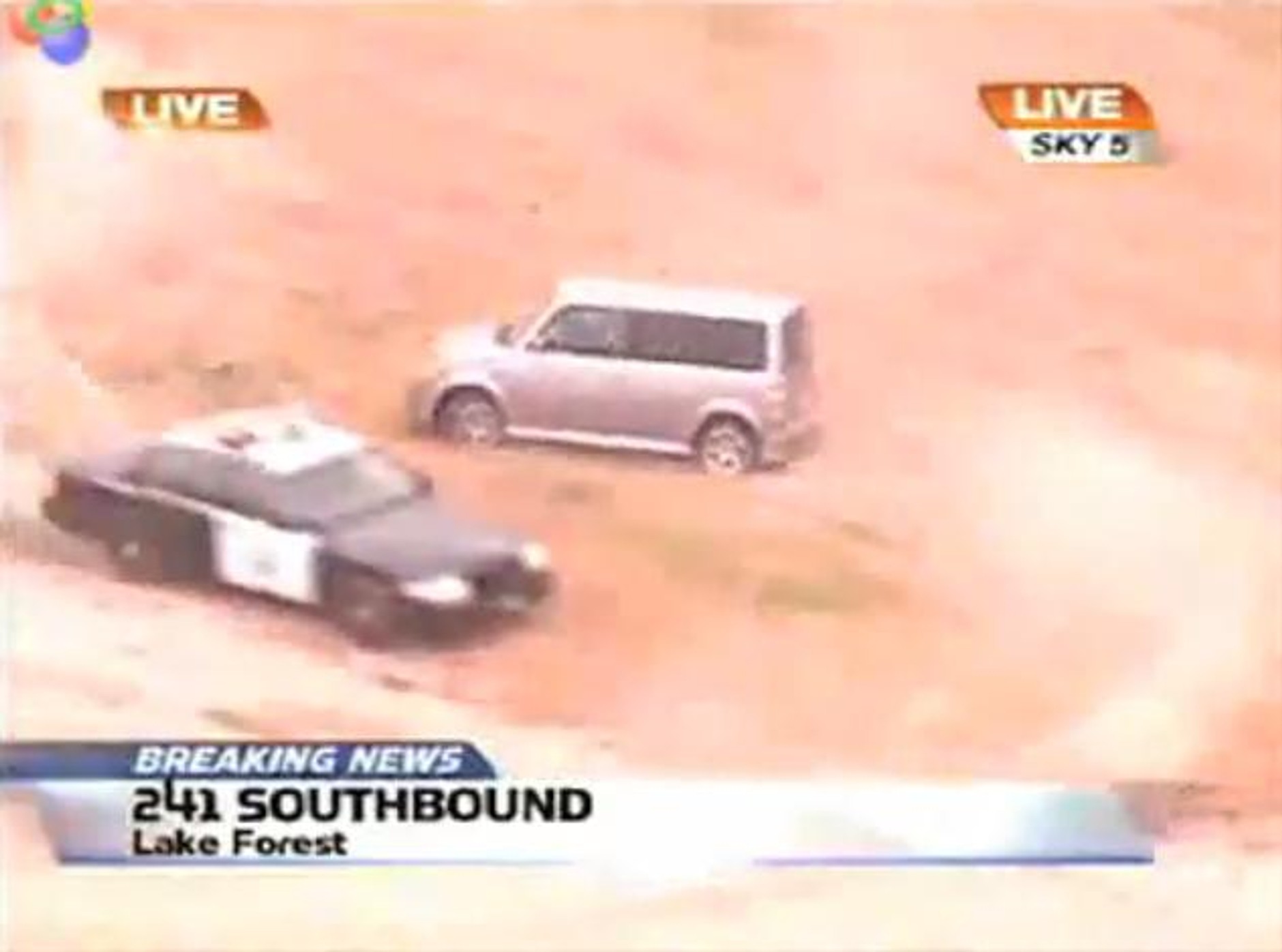 Wariatka uciekała przed policją, jeżdżąc w kółko