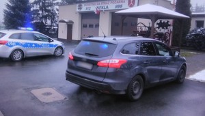 Takiego radiowozu się nie spodziewał. Nie zatrzymała go policja