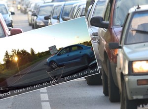 Nagle zaczęła zawracać. Uratował ją refleks kierowcy ciężarówki [Nagranie]