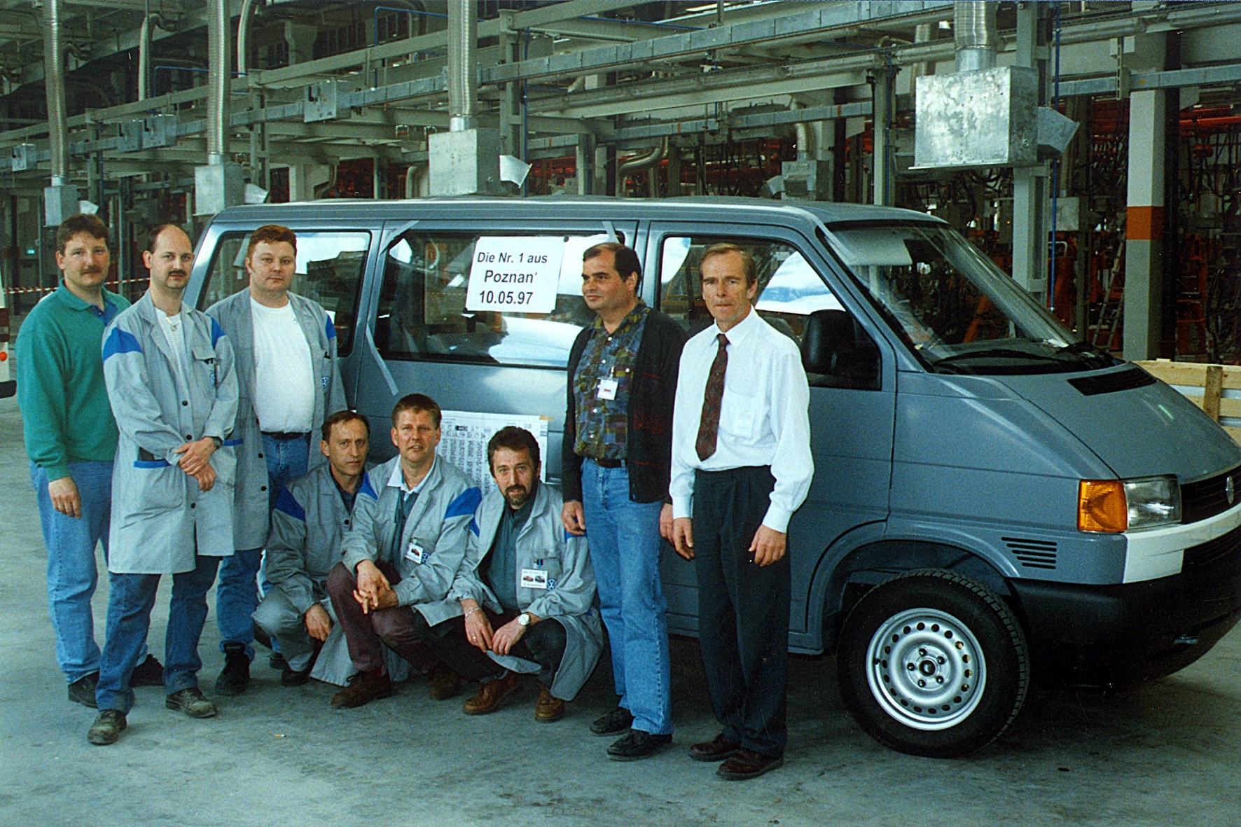 Pierwsze lata zakładu Volkswagena w Poznaniu 