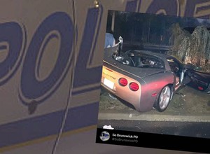 17-latek wziął Corvette rodziców. Finał miał miejsce w delikatesach