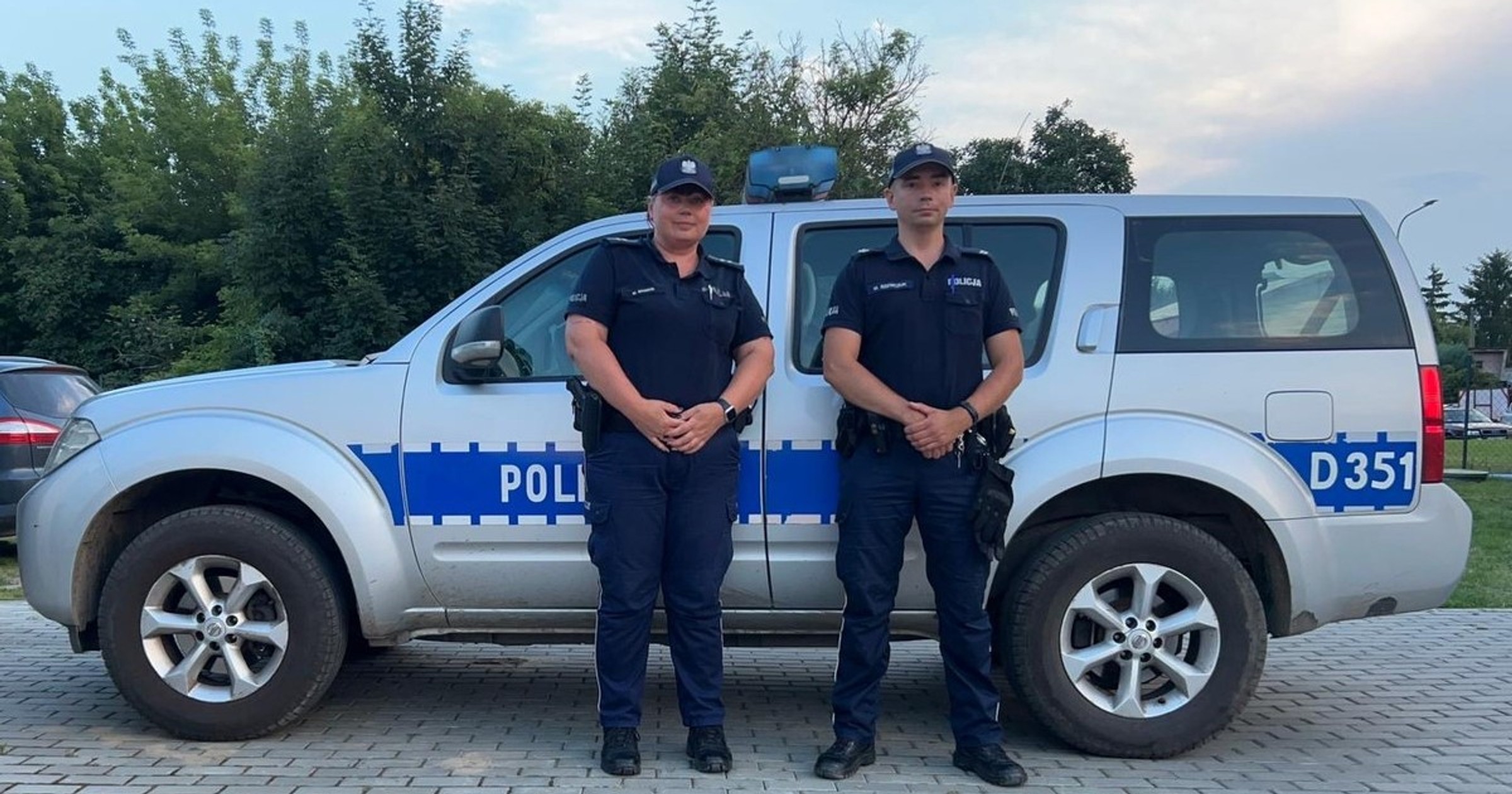Policjanci po służbie zauważyli ten manewr. Sprawdzili i mieli rację