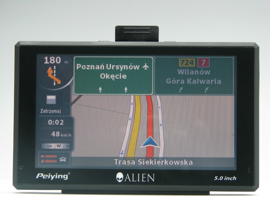 Test nawigacji z 5-calowymi monitorami - Rozmiar ma znaczenie