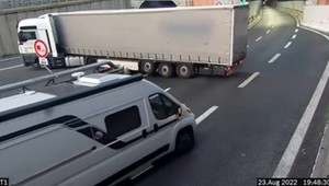Zawracał TIR-em w miejscu najgorszym z możliwych. Kara nie mogła być surowsza [WIDEO]