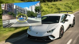 Kierowca nie opanował Lamborghini Huracana Performante. Dodał za dużo gazu [WIDEO]