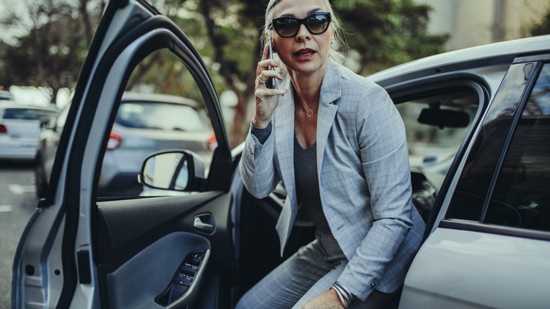 Wysiadanie z samochodu