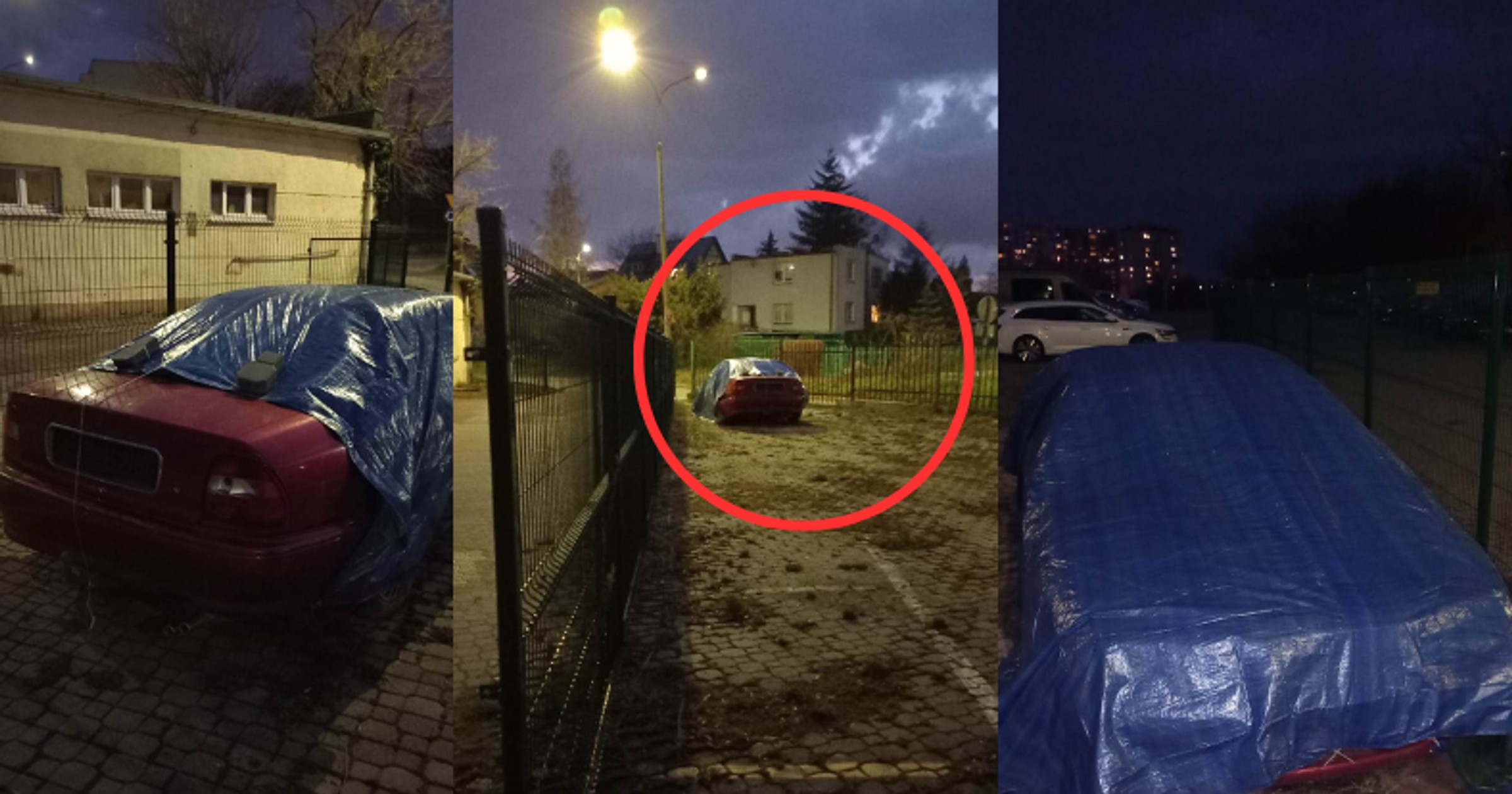 Wrak zmienił miejsce postoju