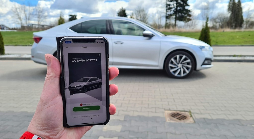 Skoda Octavia - aplikacja w smartfonie