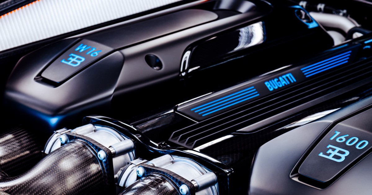 Silnik W16 w Bugatti Chironie
