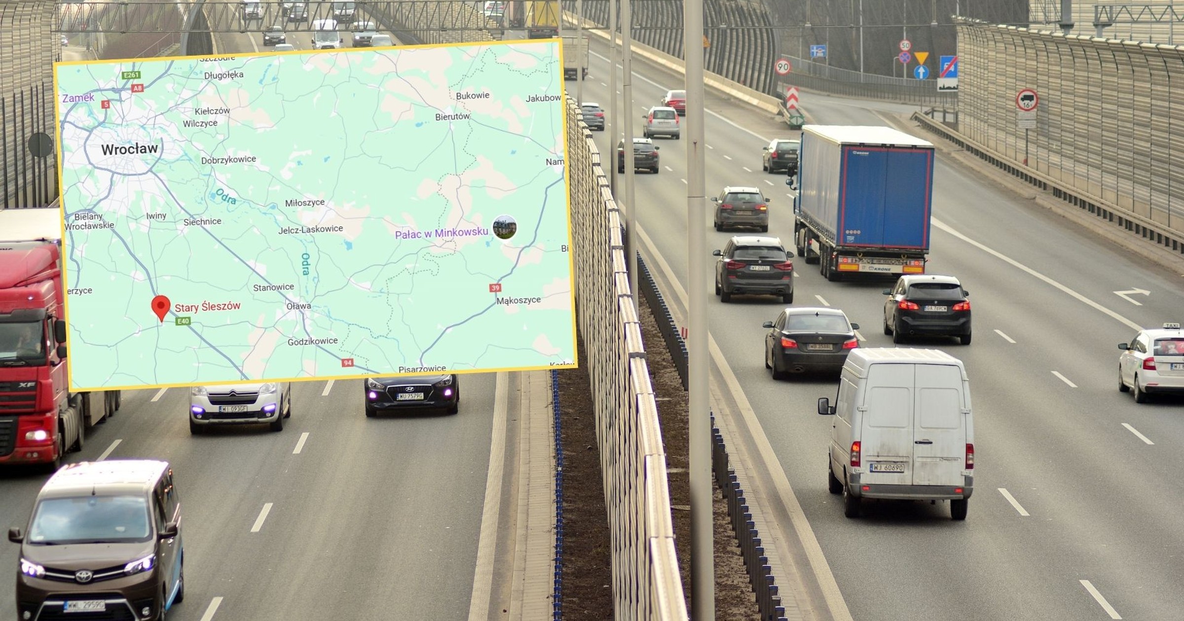 Rozbudowa kluczowej autostrady w Polsce. Zmiana planów w sprawie A4 - zdjęcie ilustracyjne (Screen: Google Maps)
