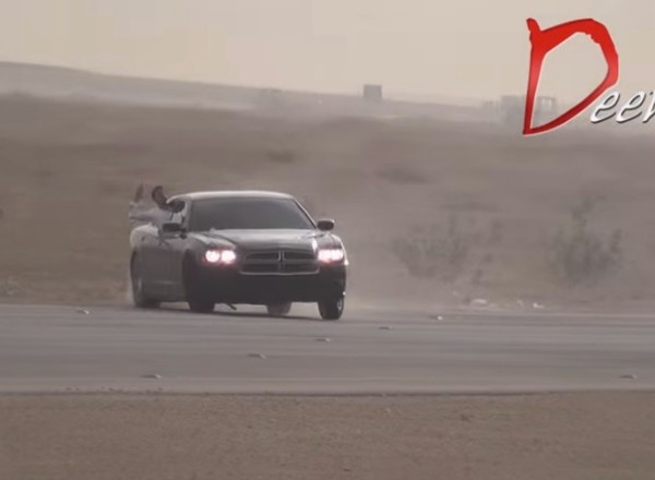 Arabski drift na autostradzie