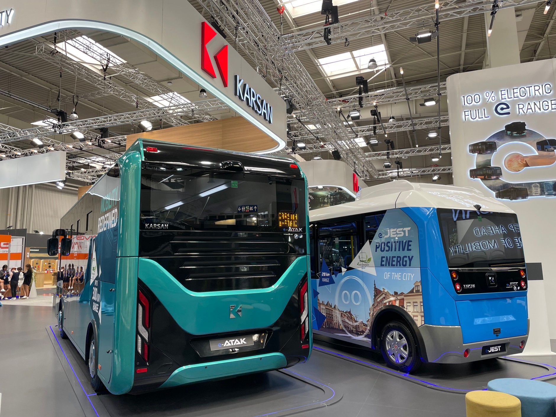 Elektryczne autobusy Karsan.