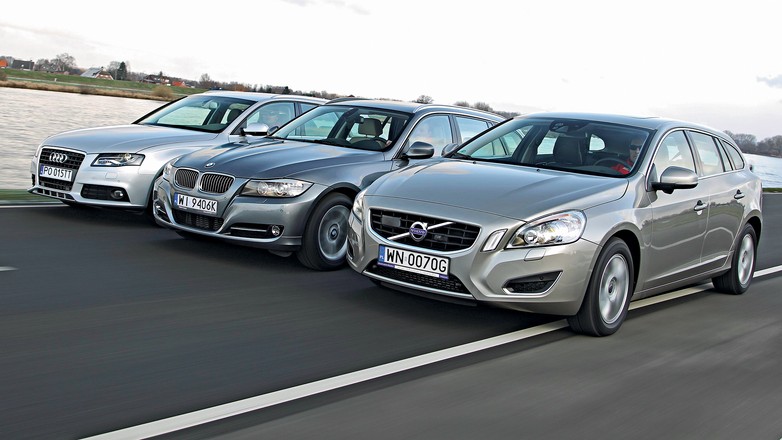 Porównanie kombi klasy średniej: Audi BMW Volvo