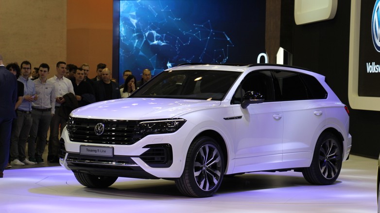 Volkswagen Touareg podczas Poznań Motor Show
