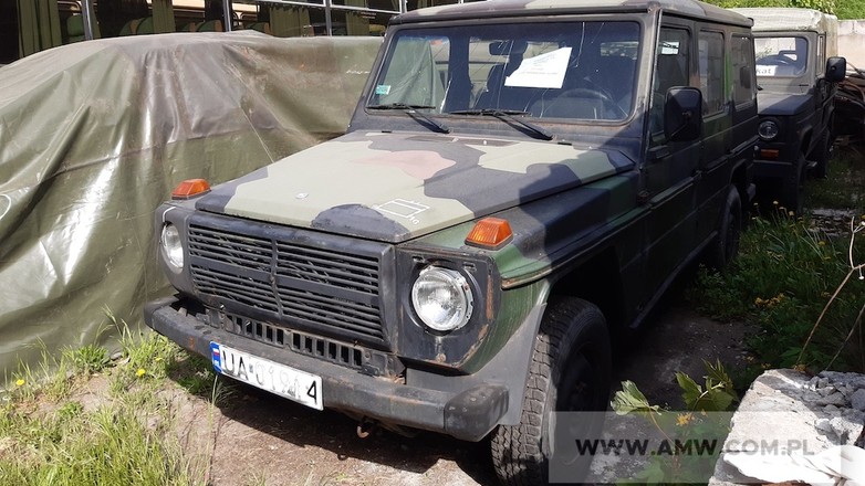 Samochód ciężarowo-osobowy wysokiej mobilności MERCEDES 290 GD (brak paska klinowego, popękana przednia szyba) 1995 r, 55 tys zł