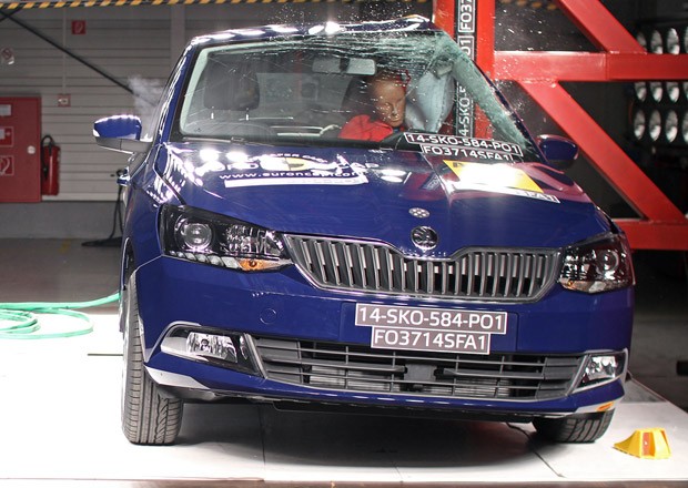 Skoda Fabia - pięć gwiazdek w teście EuroNCAP