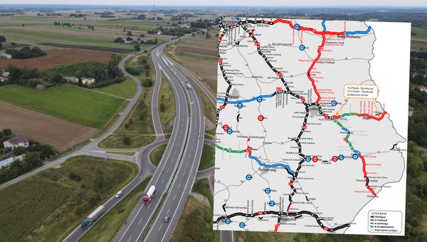 Droga S12 na wschodzie Polski. Wiemy kto i kiedy wybuduje dwa nowe odcinki [MAPA]