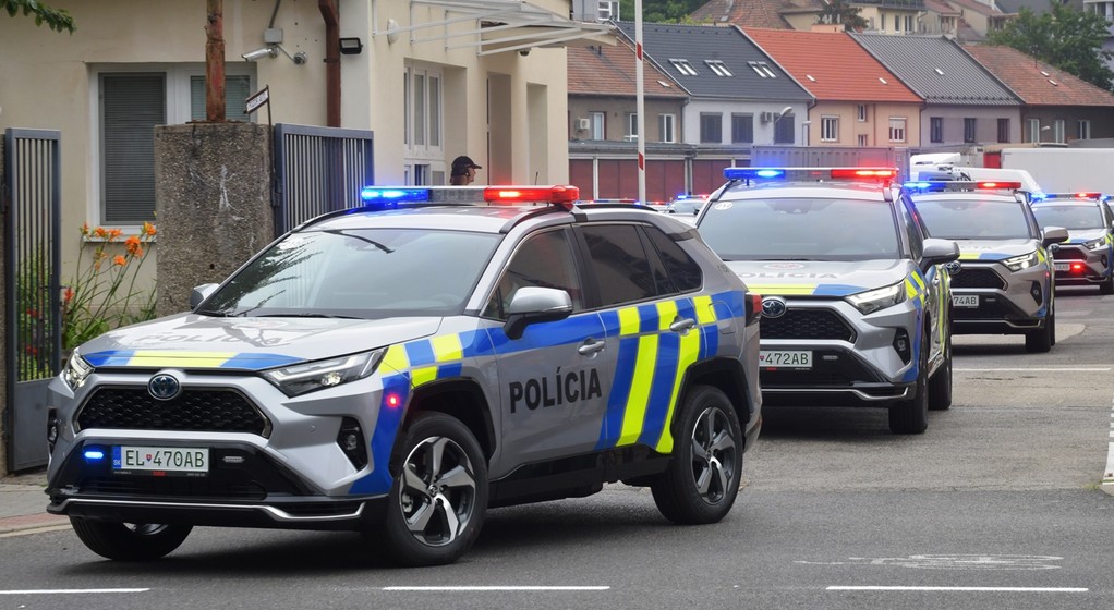 Radiowozy słowackiej policji