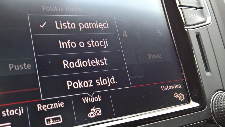 Opcje DAB - odbiornik Discover Media  Plus w VW Multivan | zdj. ilustracyjne