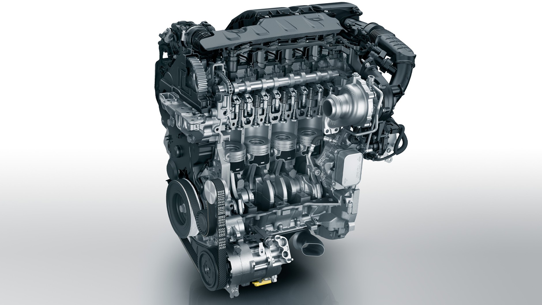 Koncern PSA dłużej niż Ford zwlekał z debiutem swojej wersji silnika 1.5 - do 2017 r. W tym przypadku pozostawiono średnicę cylindrów 75 mm, ale skok tłoka zmniejszono do 84,8 mm – w efekcie silnik ma dokładnie taką samą pojemność, jak w Fordzie, czyli 1499 cm3. Stopień sprężania wynosi 16,5:1. Blok silnika i kadłub wykonane są ze stopów lekkich. Wtryskiwacze Boscha pracują pod ciśnieniem 2000 barów. Wraz z olejem i sprzęgłem, ale bez akcesoriów, silnik waży 130 kg. Jego długość to 64,5 cm. Silnik ma 16 zaworów i dwa wałki rozrządu. Jeden wałek  napędzany jest od wału korbowego paskiem, drugi – łańcuszkiem. Jak się okazało – felernym. Wał korbowy jest podparty  na pięciu łożyskach. Panewki główne przykręcane są jednym  elementem, stanowiącym górną część miski olejowej.