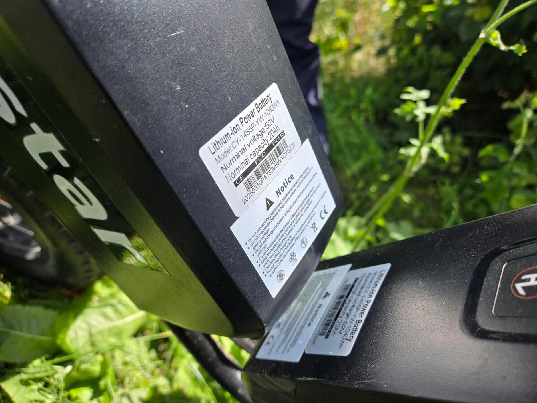 Nielegalny rower elektryczny