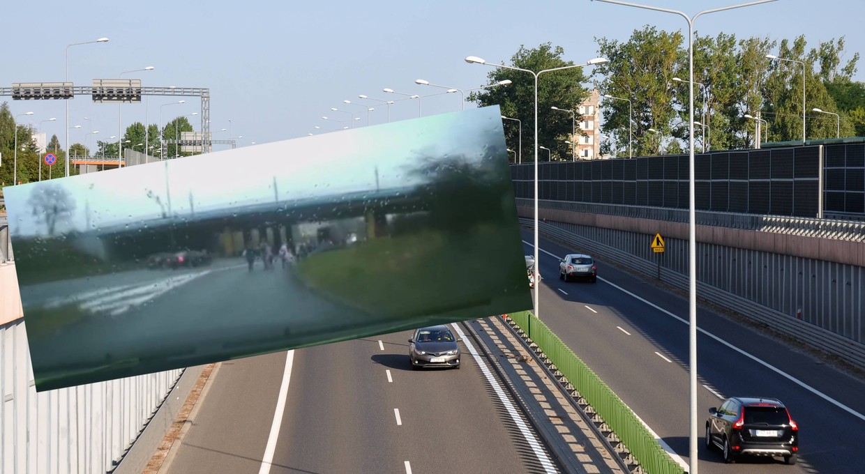 Dzieci biegały po drodze szybkiego ruchu. W sieci wrze [WIDEO]